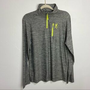 Browning 1/4 Quarter Zip Pullover Lightweight Men's Size Medium